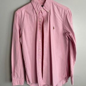Pink Ralph Lauren Button Down (Small)